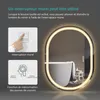 EMKE Specchio da bagno a LED 80x60cm illuminazione senza Anteprima dell’immagine prodotto 12