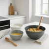 Relaxdays Rührschüssel, 6tlg. Set, Schüsseln Zum Kochen & Produktbild-Vorschau 3