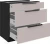 Küchen Unterschrank 80 cm Küche ARONA Kaschmir beige matt + Produktbild-Vorschau 2