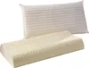A latex pillow and its pillowcase are shown against a white background. Produktbild-Vorschau