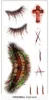 Besessener Zombie Gesicht-Klebetattoo - Fasching Halloween Produktbild-Vorschau 7