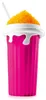 GOURMETmaxx Handmatige slushmachine, roze-wit Productafbeelding-voorbeeld 2