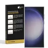 A product packaging with installation instructions next to a smartphone. Produktbild-Vorschau