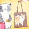 Mr. & Mrs. Panda Jutebeutel Islandhund Lebensretter - Braun Produktbild-Vorschau 2