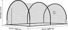 Cage de frappe de baseball VEVOR (semi-circulaire) Filet Voir les images du produit 8