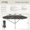 TecTake 404256, Šedá Náhled obrázku produktu 25