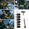 Fiskars X-series™ Telescopic Swivel Squeegee with Broom and Voir les images du produit 5