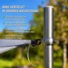Sonnensegelmast ⌀42mm 2,5m mit Bodenhülse Höhenverstellbar Produktbild-Vorschau 4