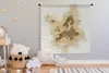 MuchoWow® Wandteppich Wandbehang Europa - Karten - Papier - Produktbild-Vorschau 3