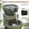 Outsunny Gartenbrunnen, Springbrunnen mit Einstellbarer Produktbild-Vorschau 5
