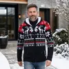 Nebulus Norweger Jacke Hoodie met teddyvoering, model Productafbeelding-voorbeeld 6