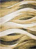 Tapis FUSION 1617 jaune / crème - Vagues, moderne, abstrait Voir les images du produit 2