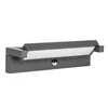 A dark gray LED outdoor wall light with a motion sensor is shown against a white background. Anteprima dell’immagine prodotto