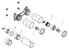hansgrohe corps de base pour mitigeur lavabo montage mural, Anteprima dell’immagine prodotto 3