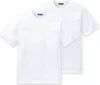 Schiesser T-shirt américain col rond pack double - Blanc Voir les images du produit 5