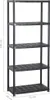 vidaXL Úložný regál 5-patrový černý 71x38x170 cm Plastový Náhled obrázku produktu 5