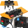 A collage of images showing different views and details of a router table. Podgląd zdjęcia produktu