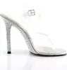GALA-08DM Damen Sandale von Fabulicious, Transparent EU 38, Produktbild-Vorschau 5