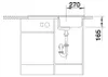 BLANCO TIPO 45 S, Edelstahl, 345 x 420 mm, 16 cm, 86 cm, 16 Produktbild-Vorschau 3