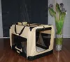 Hundebox Bello L Elfenbein-Beige faltbar Hundetransportbox Produktbild-Vorschau 2