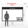 ESMART Professional MIROLO | Rolloleinwand | 244 x 137 cm Produktbild-Vorschau 2