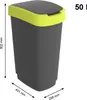 Rotho Abfalleimer 50 L Twist - Swingeimer 40,1 x 29,8 x Produktbild-Vorschau 4