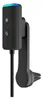 A black Amazon Echo Auto device with a blue light on top, mounted on a car vent clip. Podgląd zdjęcia produktu