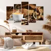 Bild auf Leinwand - Leinwandbild - Cappuccino Tasse Körner Produktbild-Vorschau 7