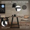 ECD Germany 2x nogi stołu w kształcie trapezu, 60x72 cm, Podgląd zdjęcia produktu 2