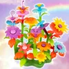 Malplay Bauklötze Blumen Kreative Blöcke Gartenbau Geschenk Produktbild-Vorschau 10