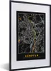MuchoWow® Gerahmtes Poster Stadtplan - Deutschland - Gold - Produktbild-Vorschau 1