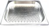 GN 2/3 Gastronormbehälter GN-Behälter Edelstahl  2,3 Liter Tiefe 40mm gelocht Produktbild-Vorschau