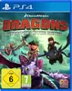The image shows the cover art for a video game, featuring characters from the 'Dragons' franchise. It includes game ratings and logos. Produktbild-Vorschau