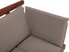 BELIANI Sofa ogrodowa drewniana brązowa 2-osobowa Podgląd zdjęcia produktu 9