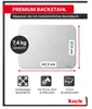 KOCH #75 BACKSTAHL 42,5 x 37,5 x 0,6 cm massive Qualität Produktbild-Vorschau 2