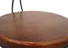Close-up of the wooden seat of a bar stool. Podgląd zdjęcia produktu