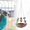 Zabawka dla ptaków – papugi – huśtawka z łupin kokosowych, Podgląd zdjęcia produktu 5