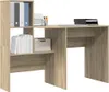 vidaXL Scrivania rovere Sonoma 131,5 x 50 x 106,5 cm Anteprima dell’immagine prodotto 3