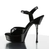 ALLURE-609 Damen Sandale von Pleaser, Schwarz Lack , EU 41, Produktbild-Vorschau 3