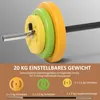 HOMCOM Hanteln Set 20kg Hantelset aus Metall Kurzhanteln Produktbild-Vorschau 4