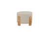 Pouf Coffey, poggiapiedi Ø52,5cm marrone. Anteprima dell’immagine prodotto 1