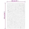 Teppich HUARTE Kurzflor Weich und Waschbar Grau 160x230 cm Produktbild-Vorschau 10