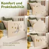 zovis Sterne (natur) Holz-Rausfallschutz für Kinderbetten - Produktbild-Vorschau 6