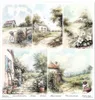 Satz Scrapbooking-Papiere 30x30 - Itd Kollektion - Cottage Anteprima dell’immagine prodotto 3