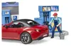 Bruder 62111 - bworld Stazione di servizio con area di Anteprima dell’immagine prodotto 13