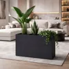 HOWHOMELY | Donica – doniczka – czarny – 90 x 30 x 60 cm – Podgląd zdjęcia produktu 5