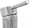 Close-up of a chrome faucet handle. Produktbild-Vorschau