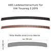 ABS Ladekantenschutz in Schwarz für VW Touareg 3 (2019) Produktbild-Vorschau 2