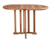 LC Garden »Riva« Teak Klapptisch oval 60/120x60x75cm Produktbild-Vorschau 2