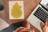 MuchoWow® Mauspad Mousepad Formen - Gelb - Stapel - Produktbild-Vorschau 3